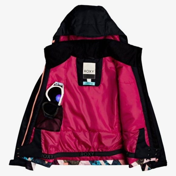 Roxy Girl's Delski Snow Jacket Size 10/M - Picture 2 of 3